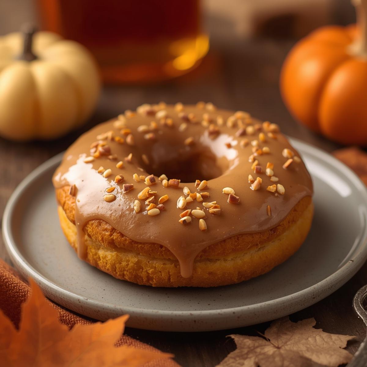 Autumn Bourbon Donut