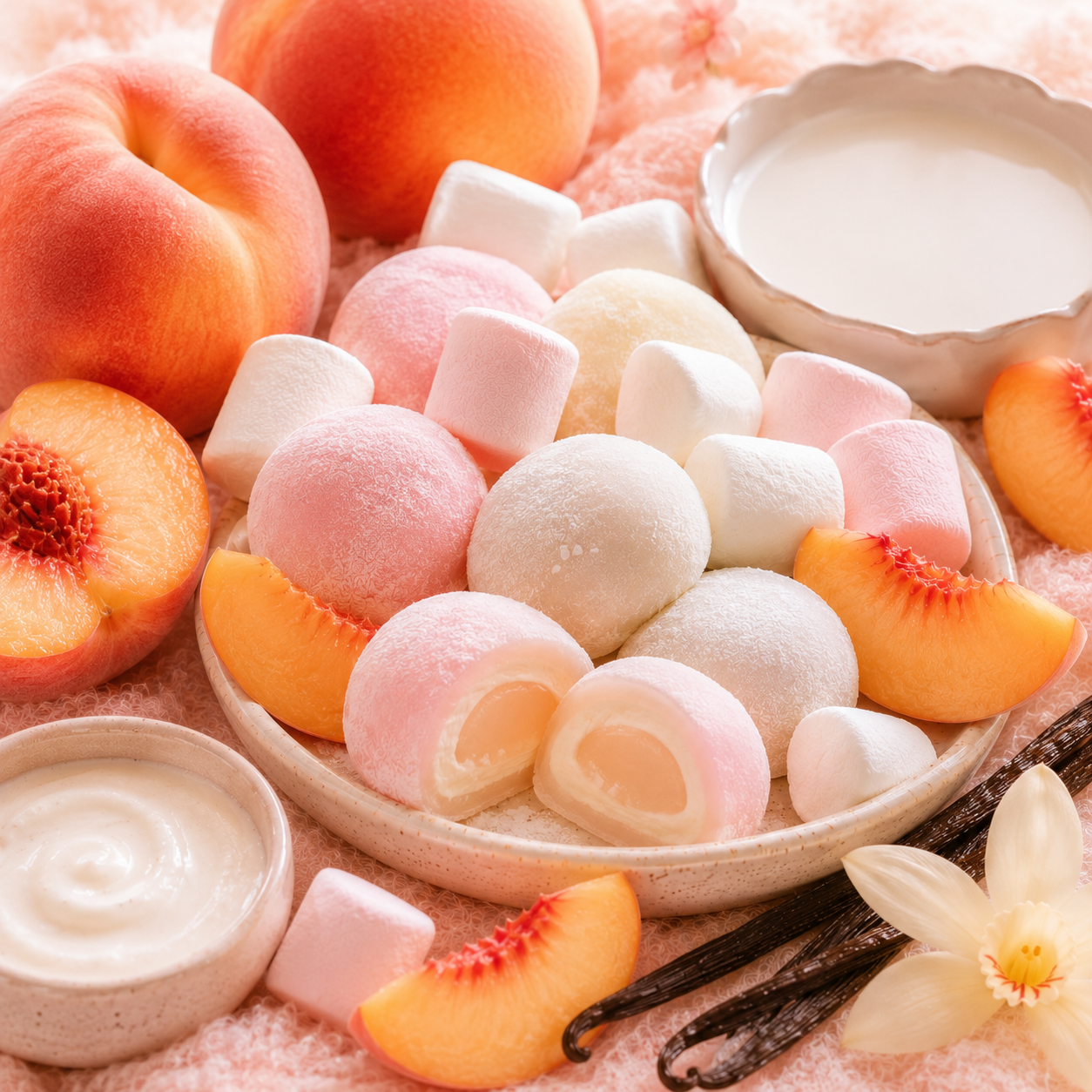Peachy Mochi Milk