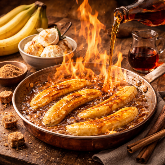 Bananas Flambe