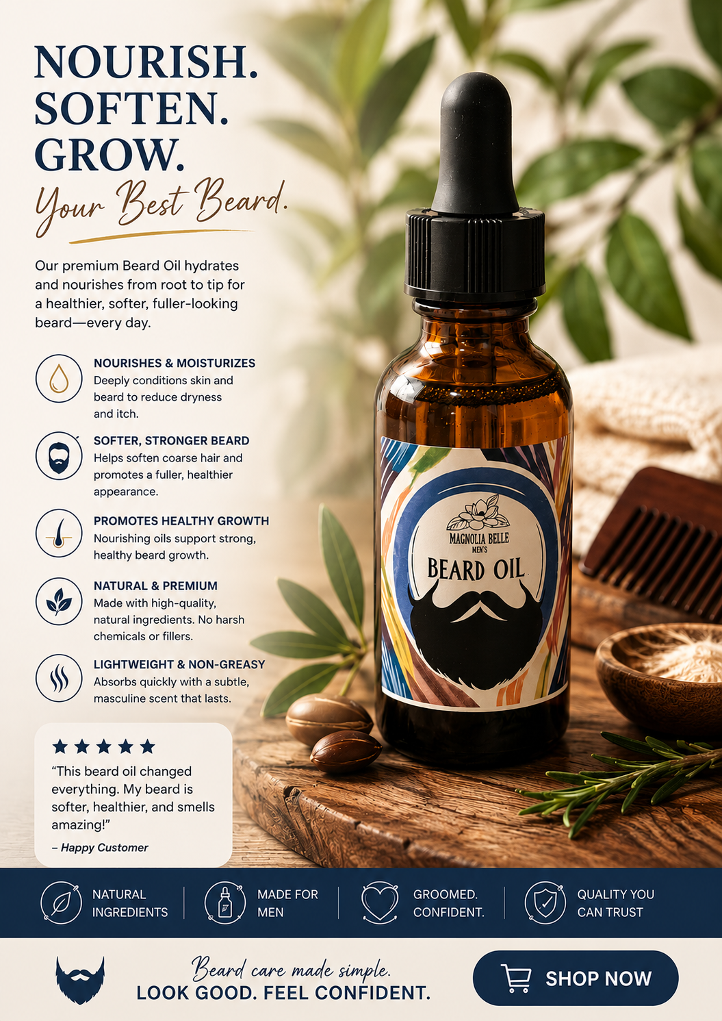 Beard Oil - All Natural
