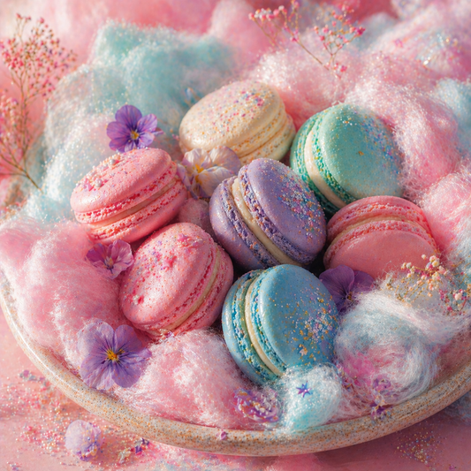 Cotton Candy Macaroons